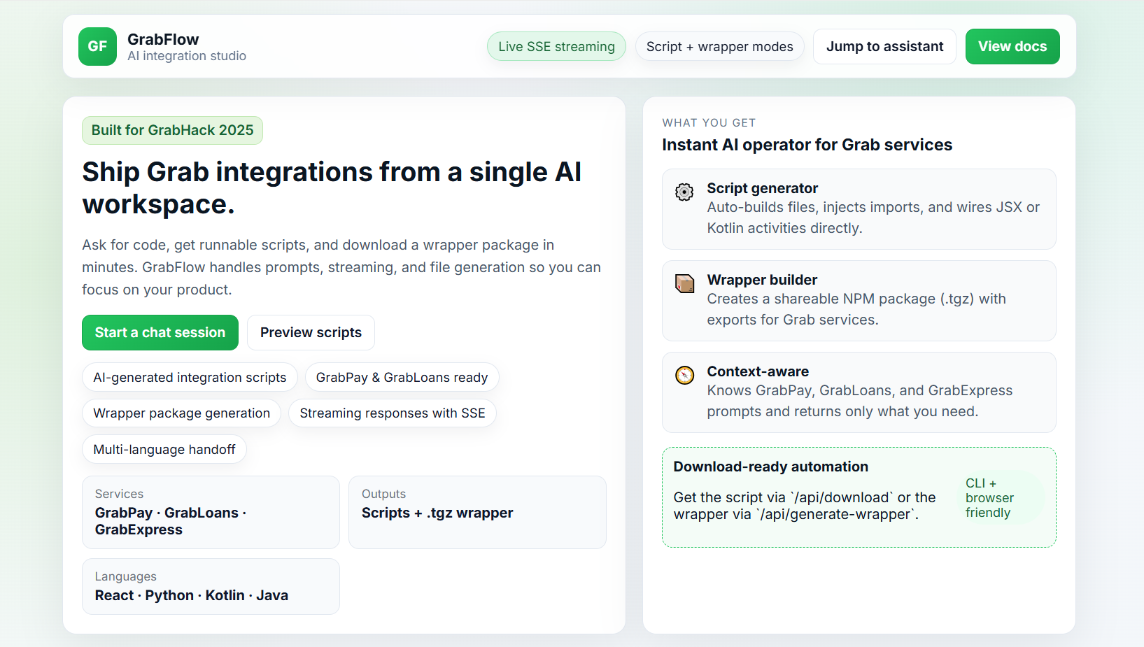 GrabHack 2025 Placeholder